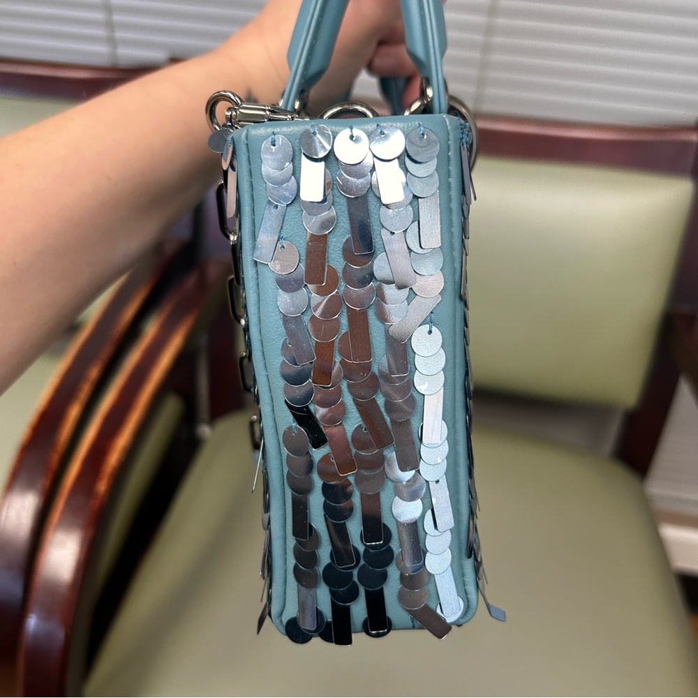 Christian Dior Sequin Lady D-Joy Handle - Picture 8 of 12